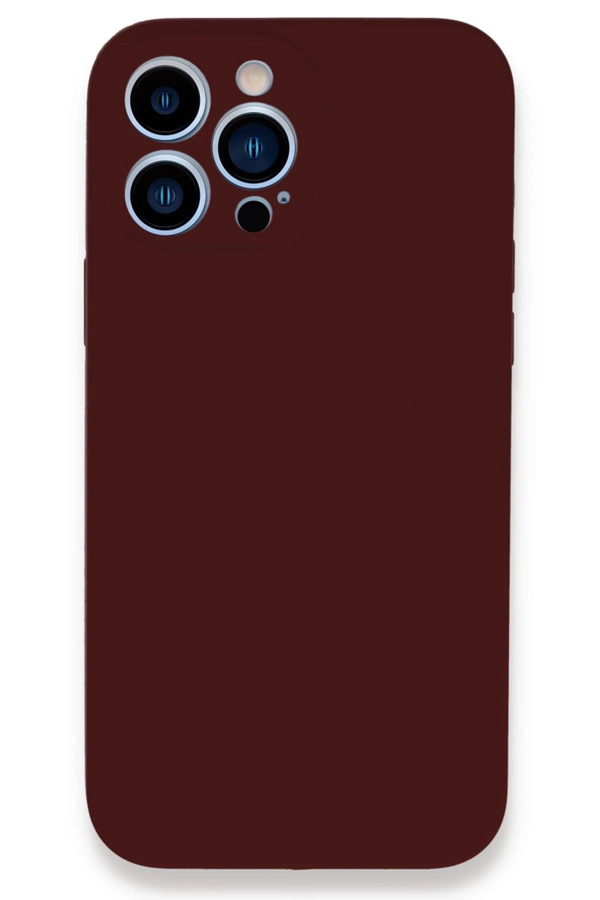 Newface iPhone 13 Pro Max Kılıf Lansman Legant Silikon - Bordo