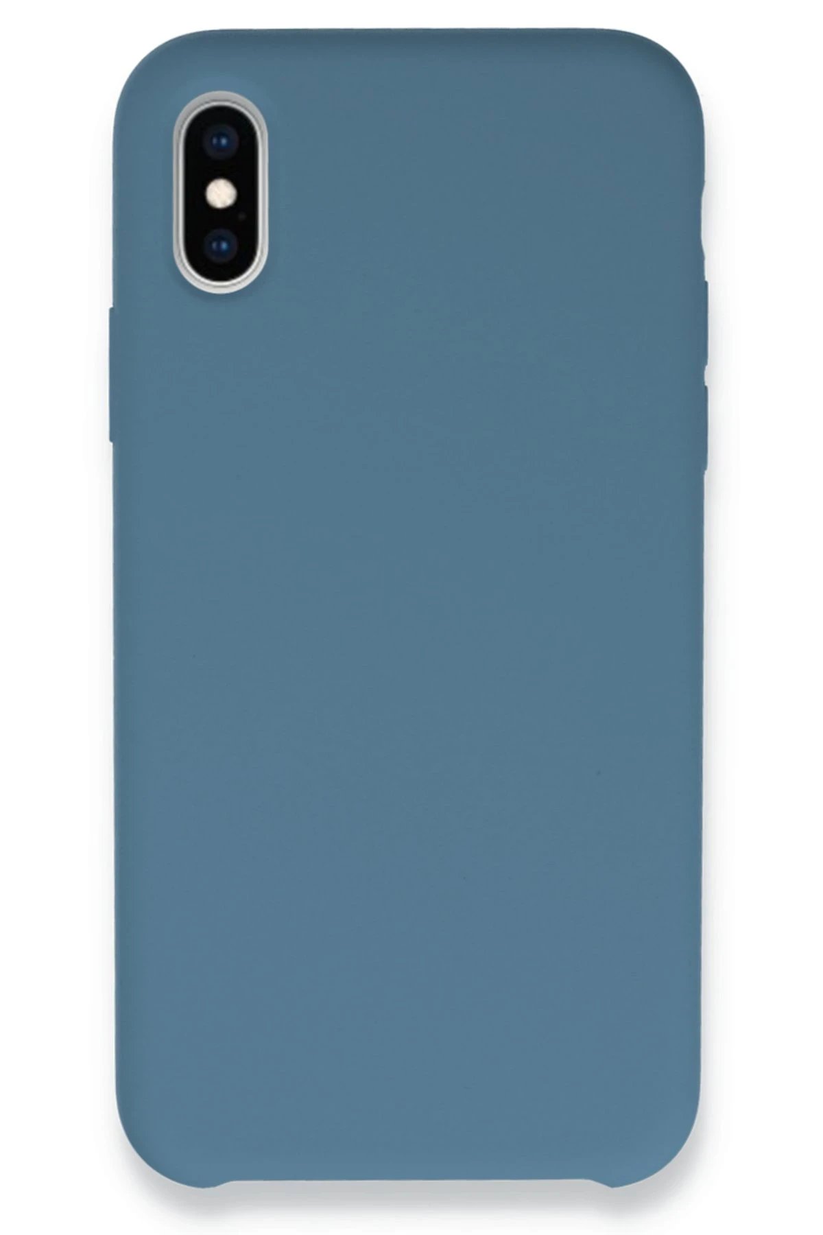 Newface iPhone XS Max Kılıf Lansman Legant Silikon - Açık Mavi