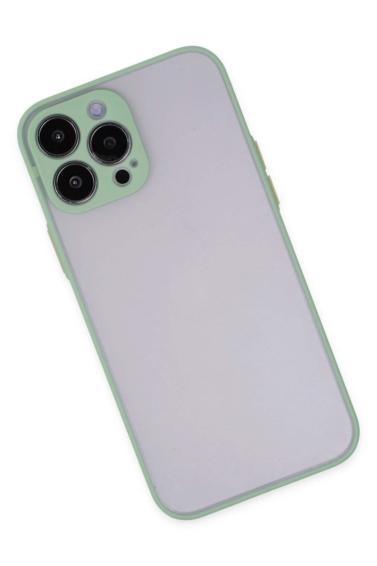 Newface iPhone 13 Pro Max Kılıf Montreal Silikon Kapak uaz