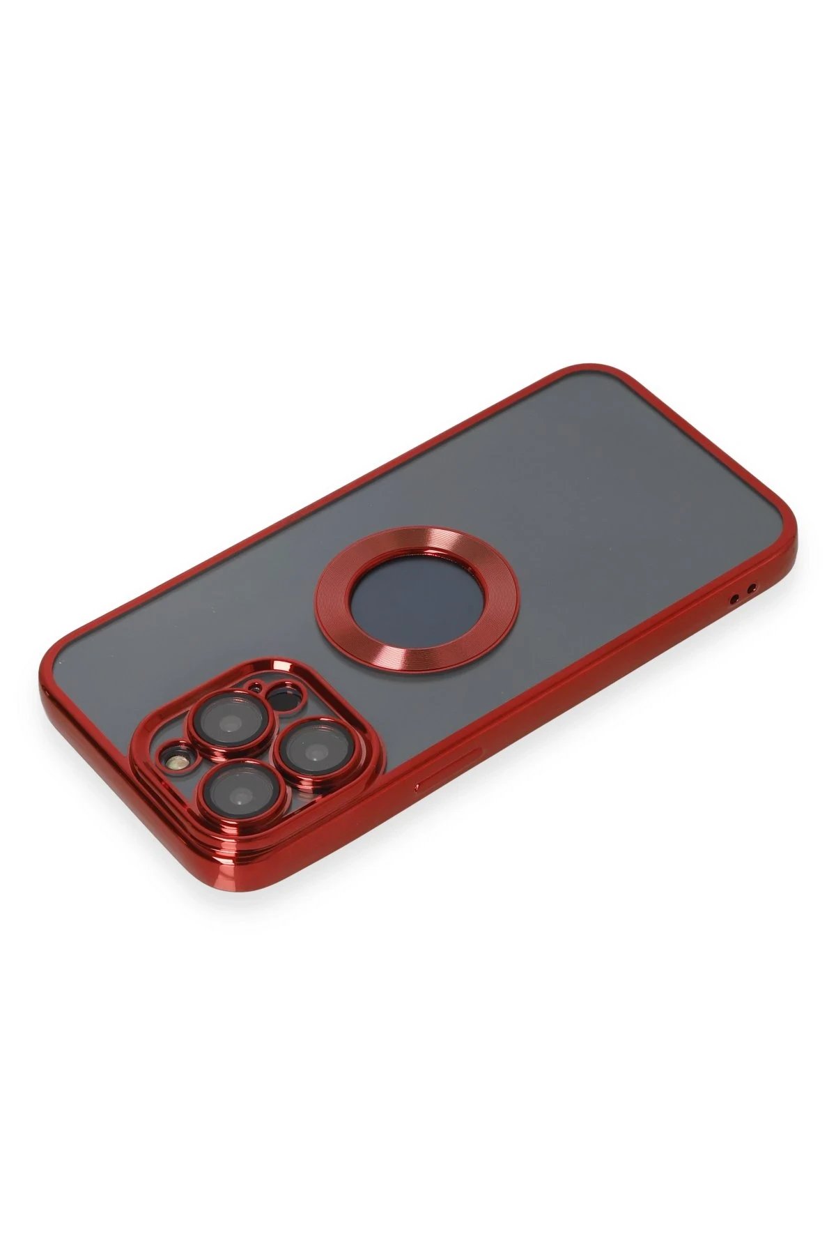 Newface iPhone 14 Pro Max Kılıf Slot Silikon - Kırmızı