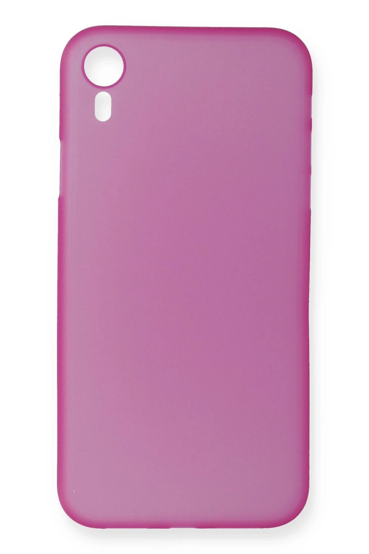 Newface iPhone XR Kılıf PP Ultra İnce Kapak - Pembe