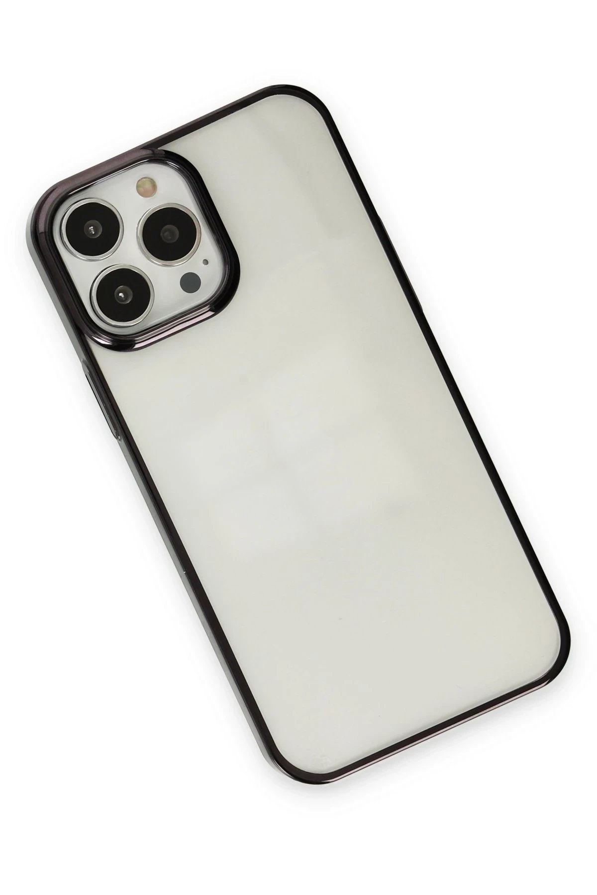 Newface iPhone 13 Pro Kılıf Element Silikon - Siyah