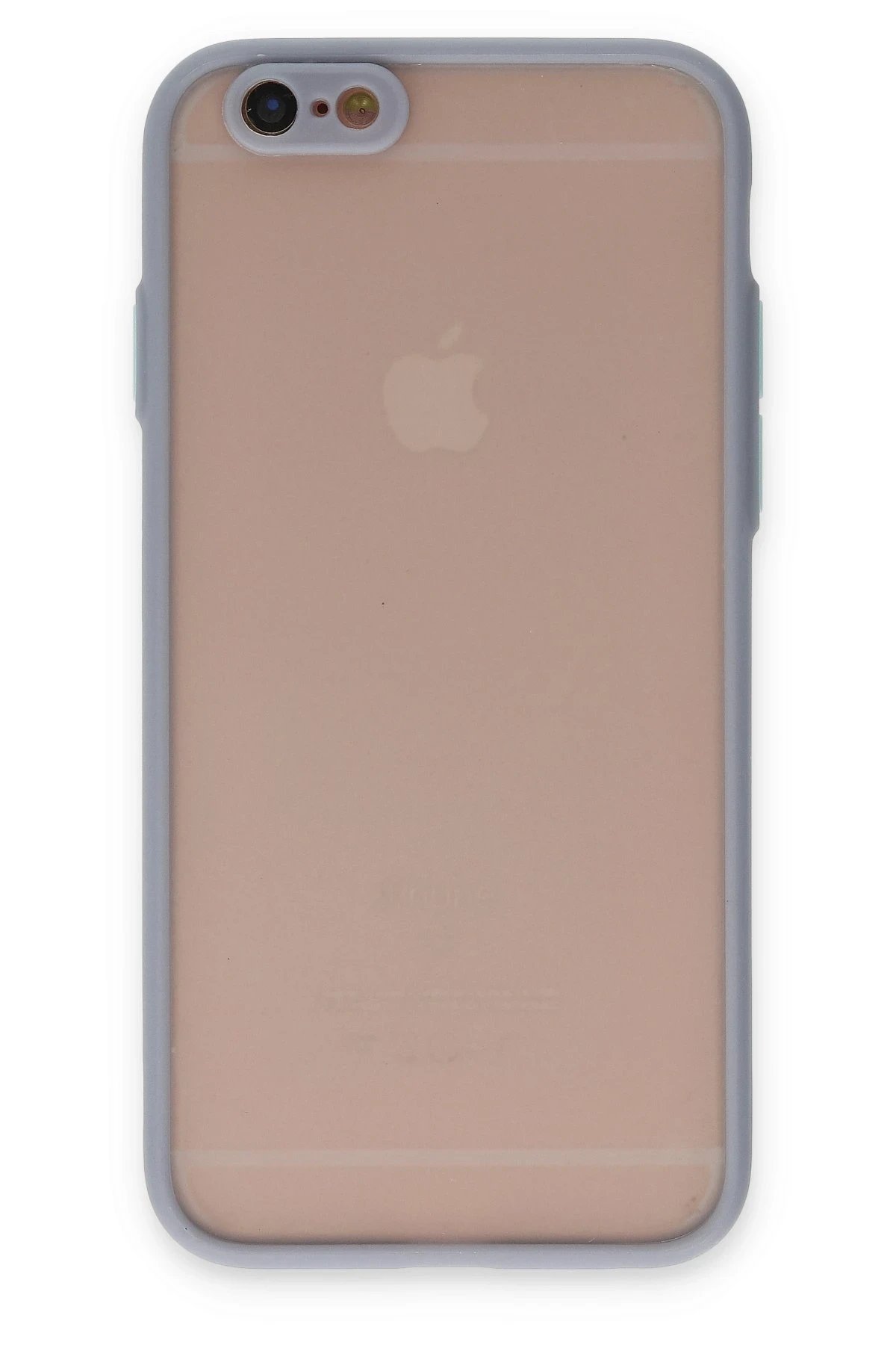 Newface iPhone 6 Kılıf Montreal Silikon Kapak - Gri