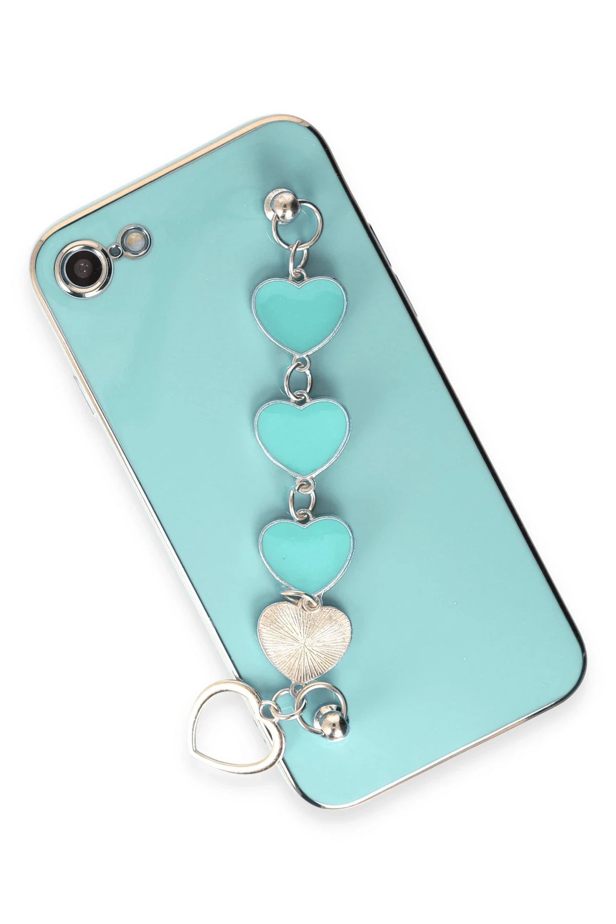 Newface iPhone 7 Kılıf Esila Silikon - Su Yeşili