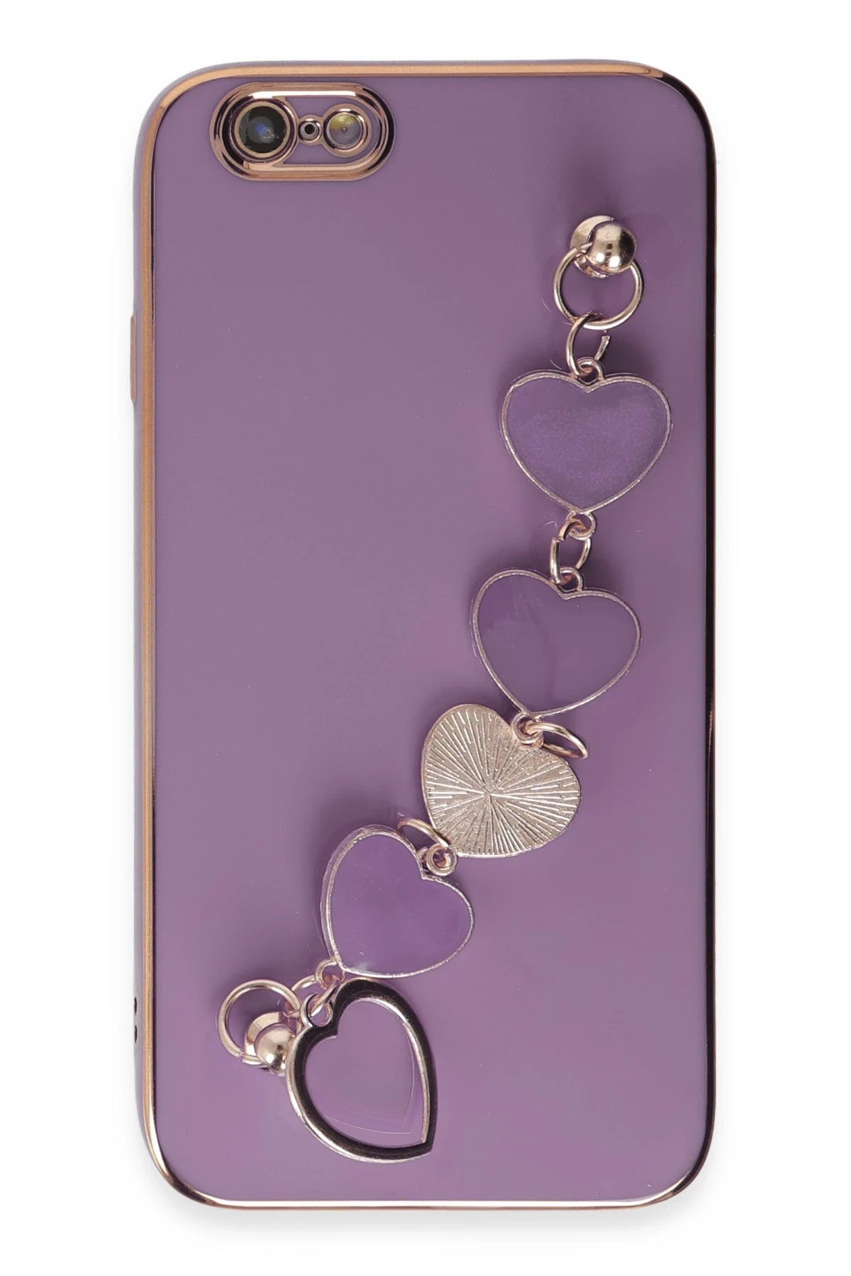 Newface iPhone 6 Kılıf Esila Silikon - Mor