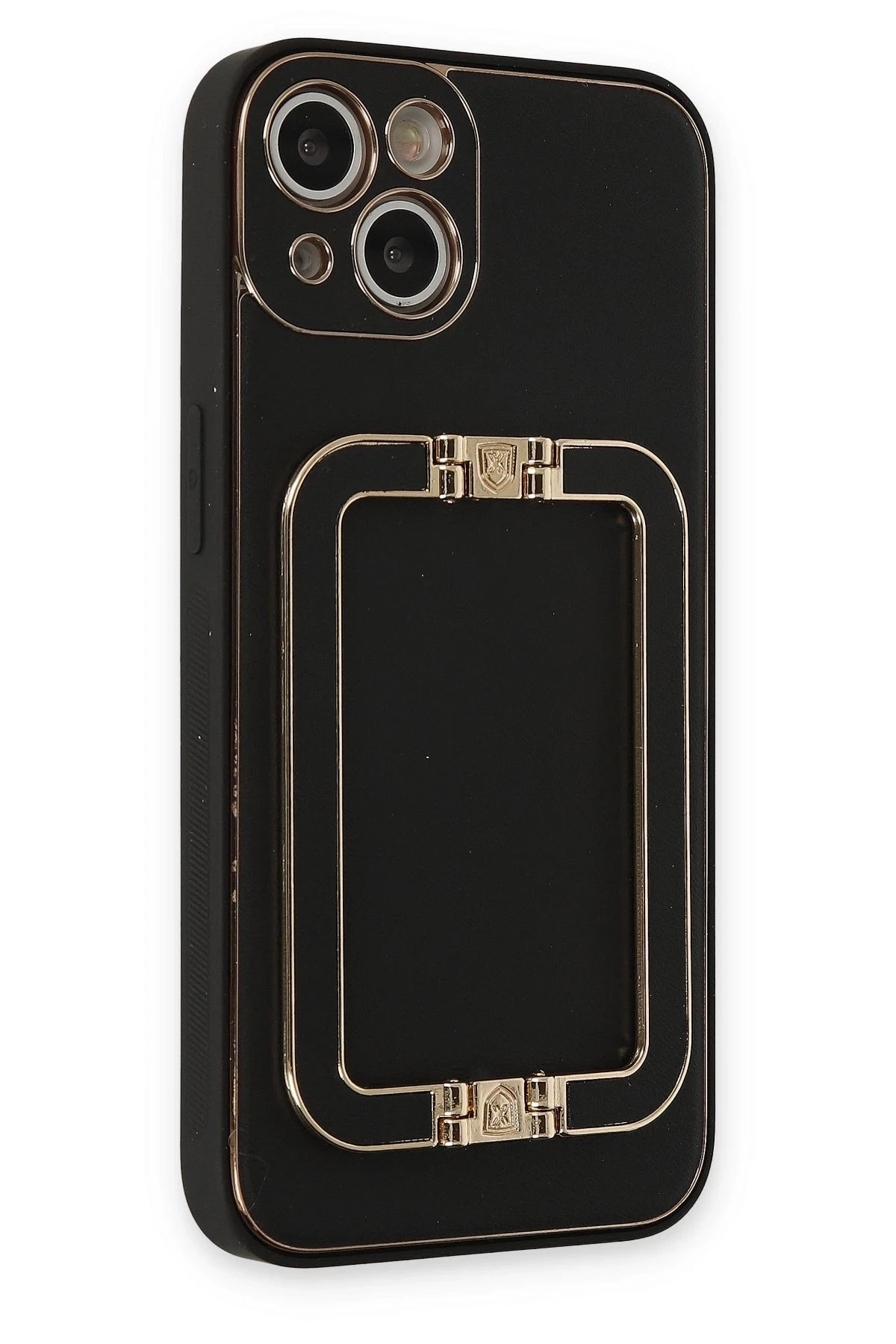 Newface iPhone 13 Kılıf Coco Elit Kapak - Siyah