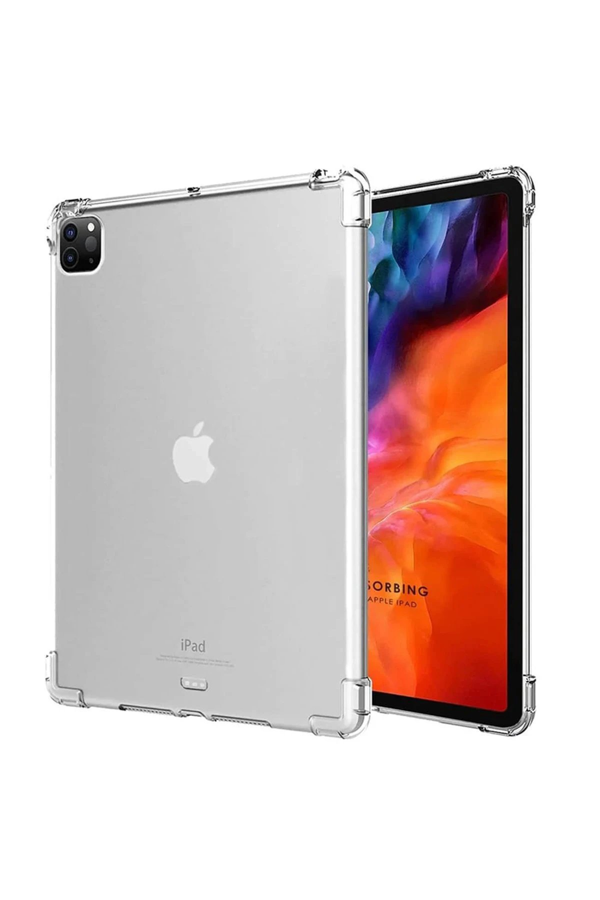 Newface iPad Pro 11 (2018) Kılıf Anti Şeffaf Tablet Silikon - Şeffaf