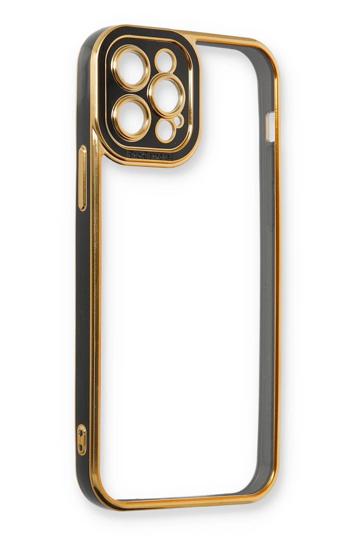 Newface iPhone 12 Pro Kılıf Liva Lens Silikon - Siyah