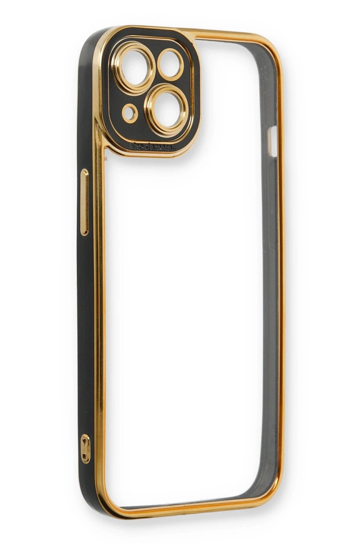 Newface iPhone 13 Kılıf Liva Lens Silikon - Siyah