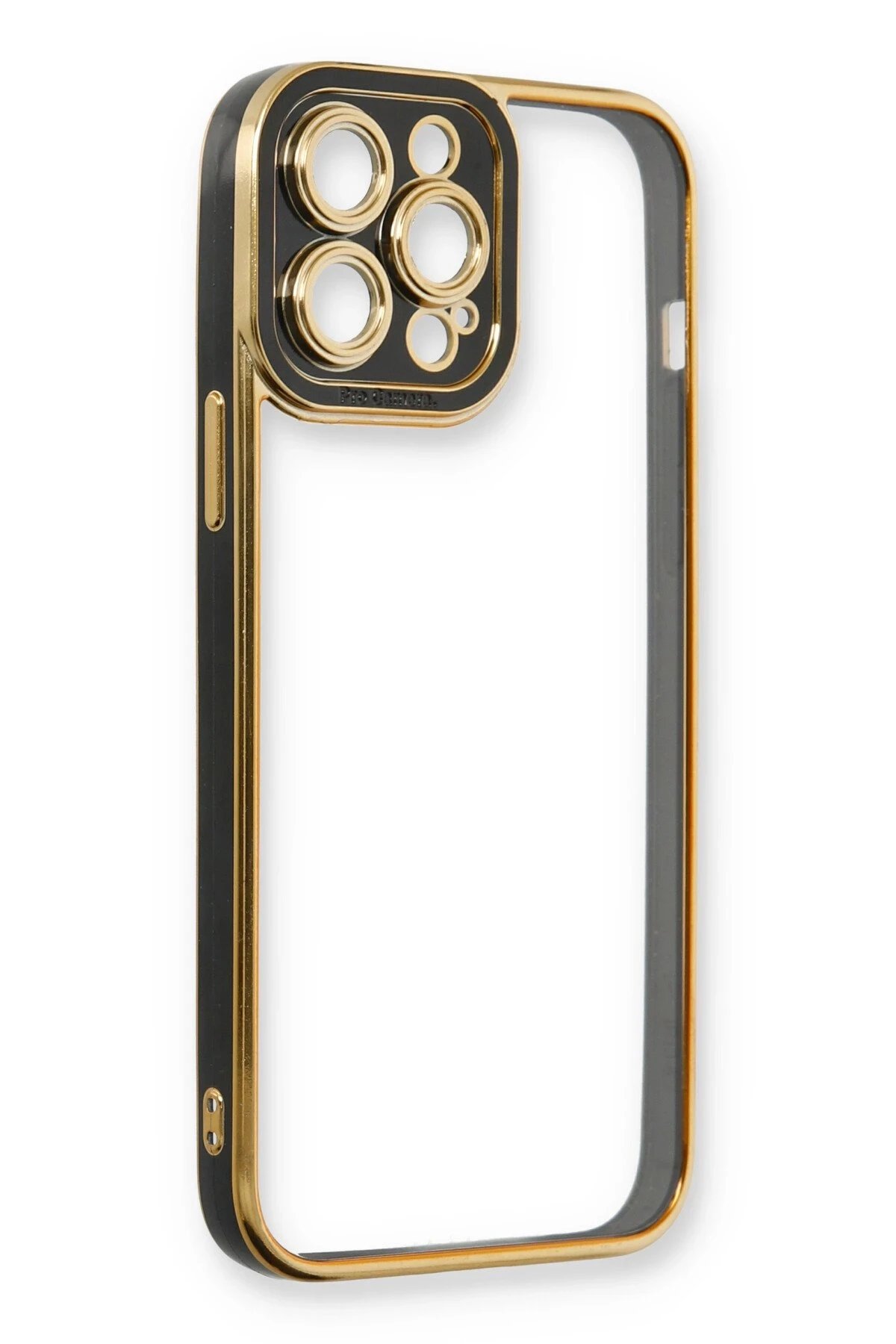 Newface iPhone 13 Pro Kılıf Liva Lens Silikon - Siyah