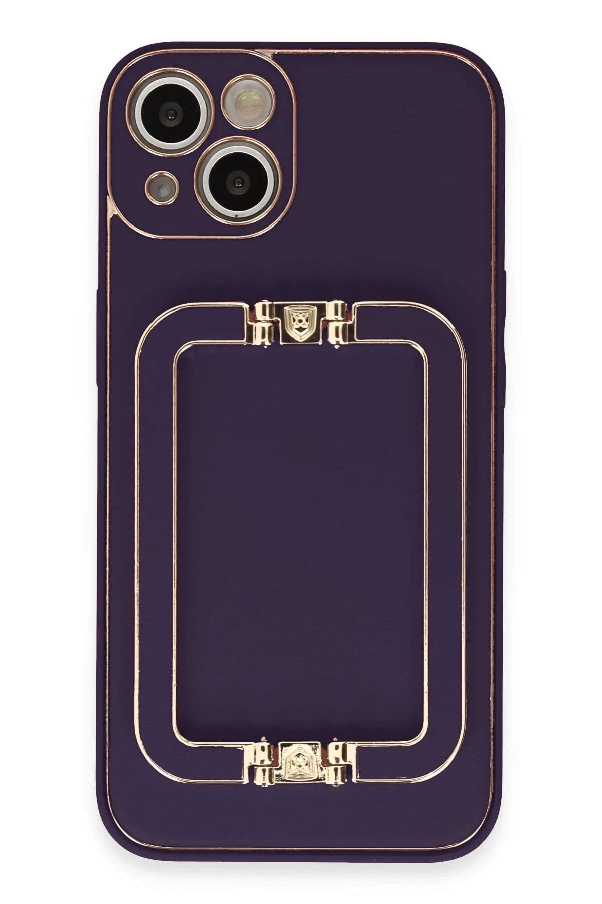 Newface iPhone 14 Kılıf Coco Elit Kapak - Derin Mor