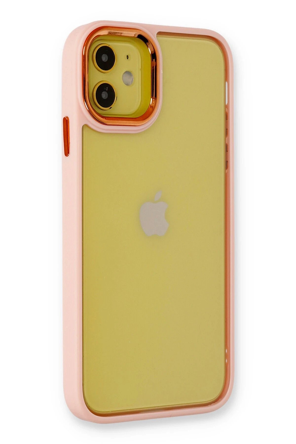 Newface iPhone 12 Kılıf Dora Kapak - Pudra