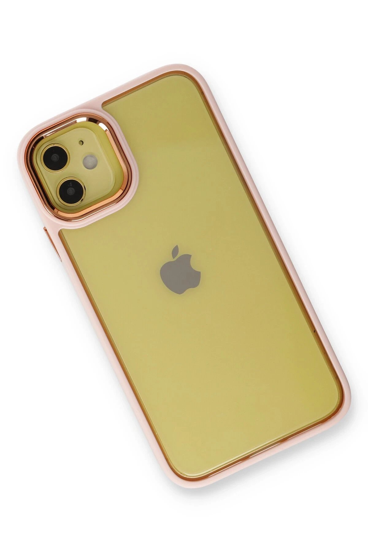 Newface iPhone 12 Kılıf Dora Kapak - Pudra