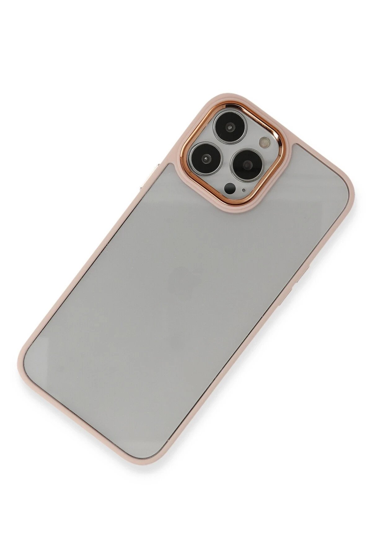 Newface iPhone 13 Pro Kılıf Dora Kapak - Pudra