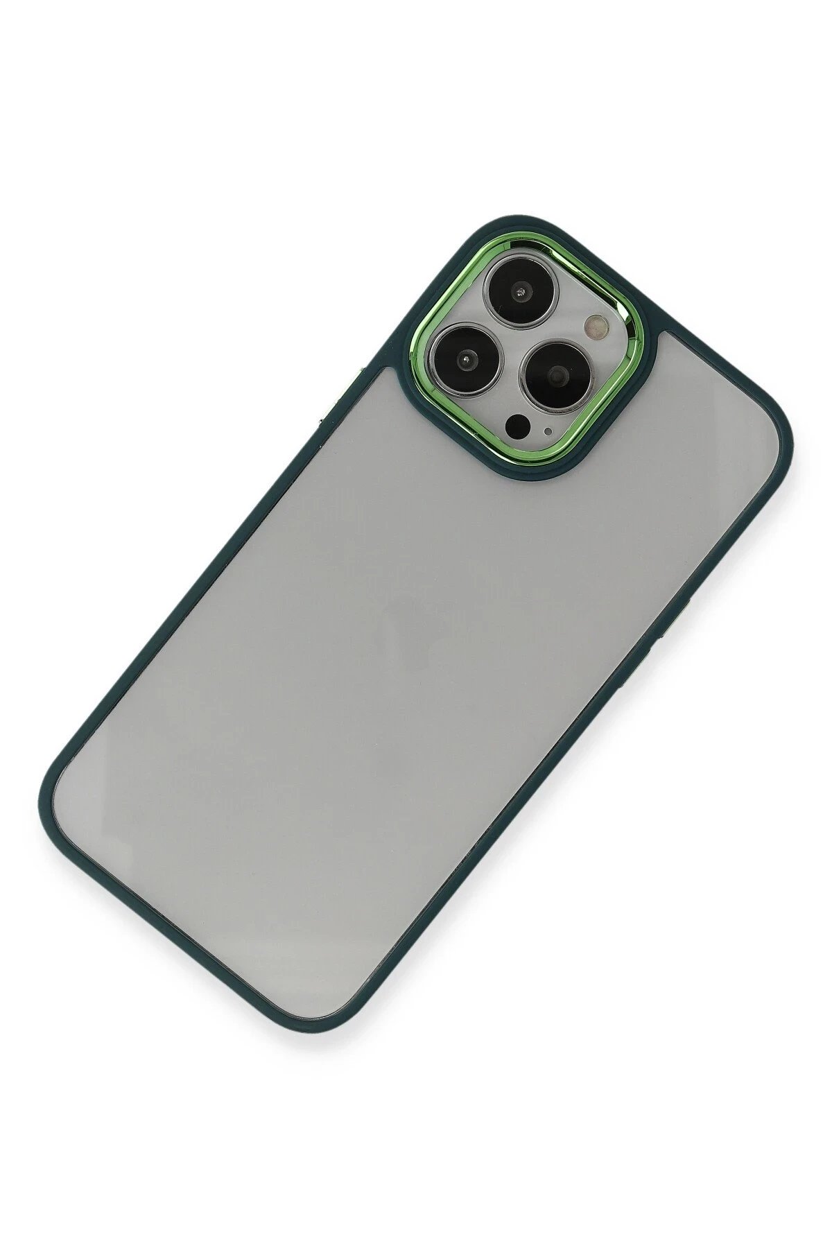 Newface iPhone 13 Pro Kılıf Dora Kapak - Haki Yeşil