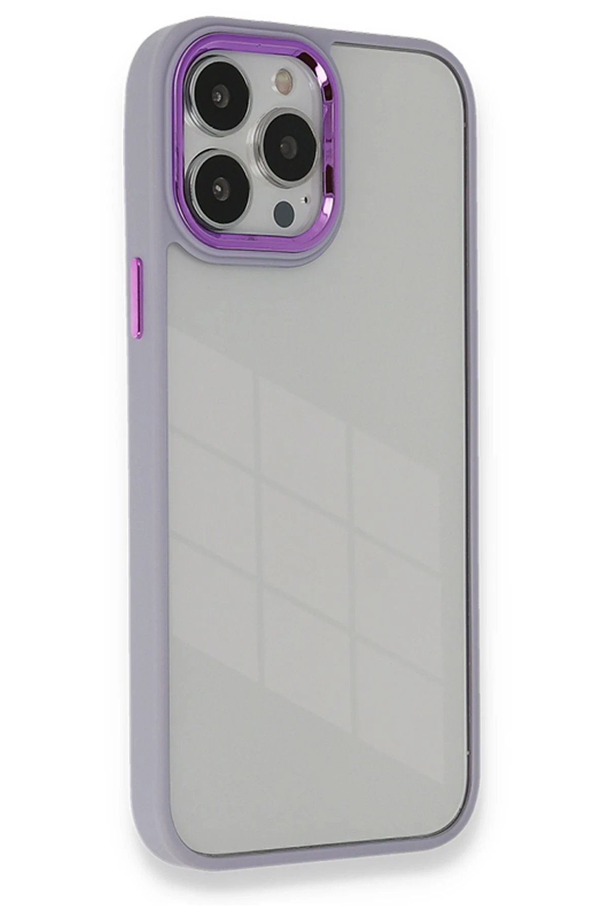 Newface iPhone 13 Pro Kılıf Dora Kapak - Lila