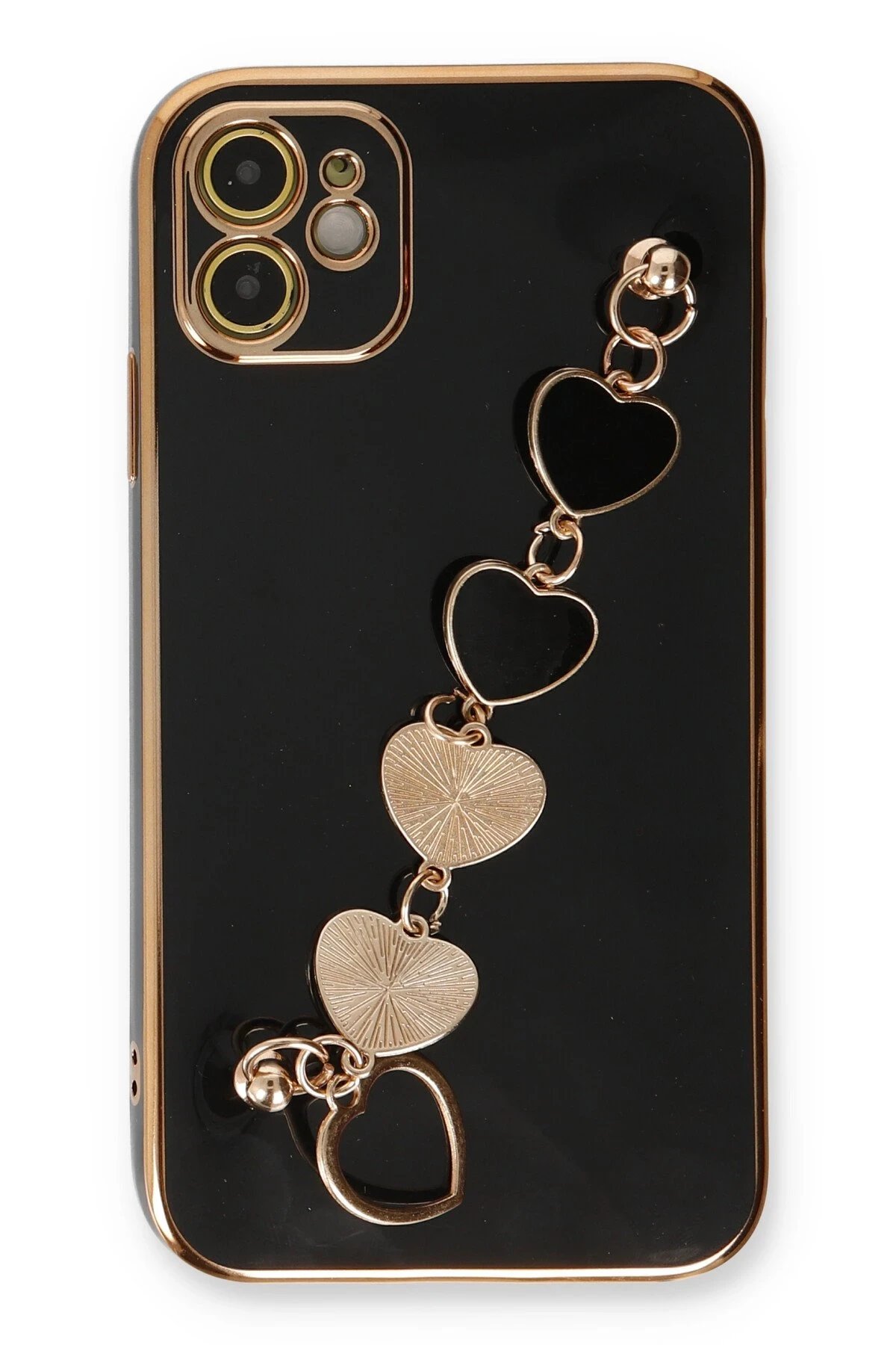 Newface iPhone 11 Kılıf Esila Silikon - Siyah