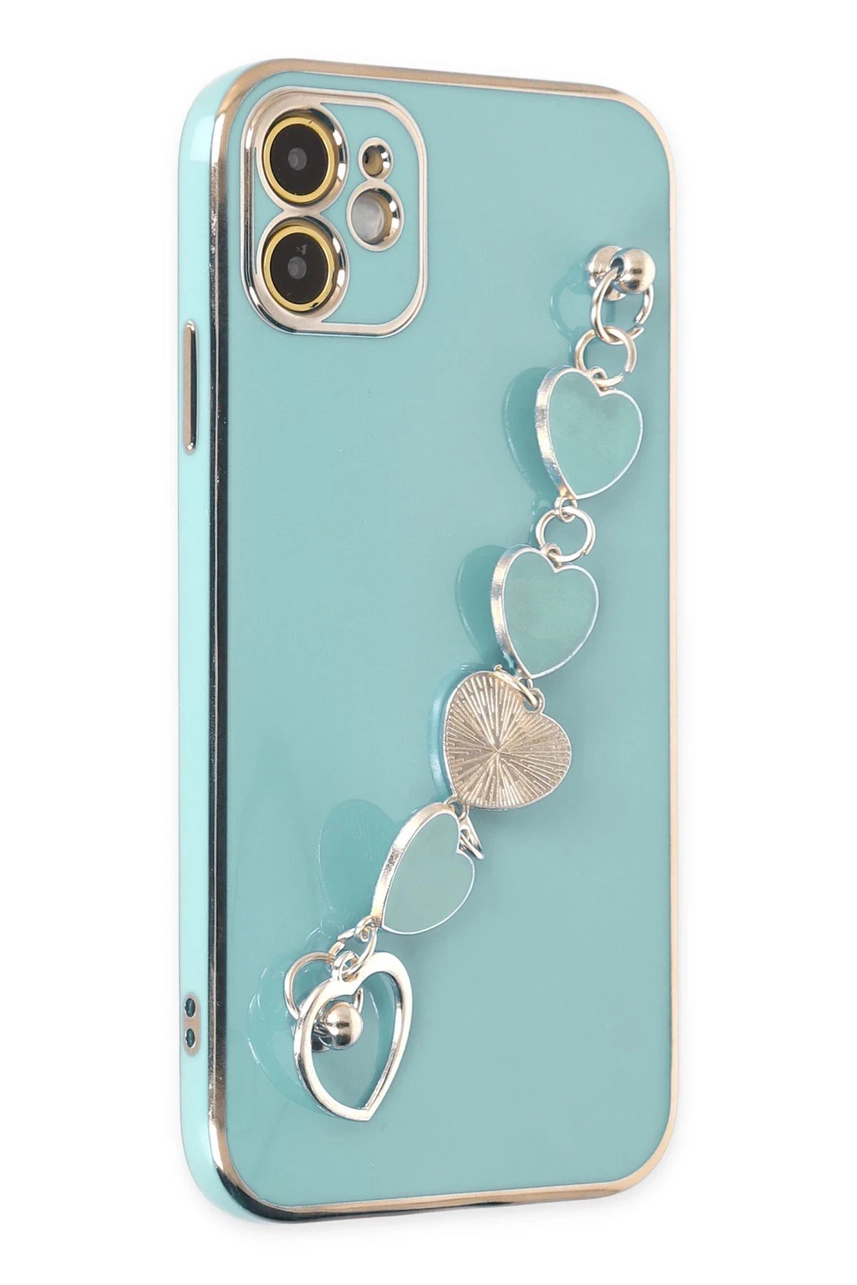 Newface iPhone 11 Kılıf Esila Silikon - Su Yeşili