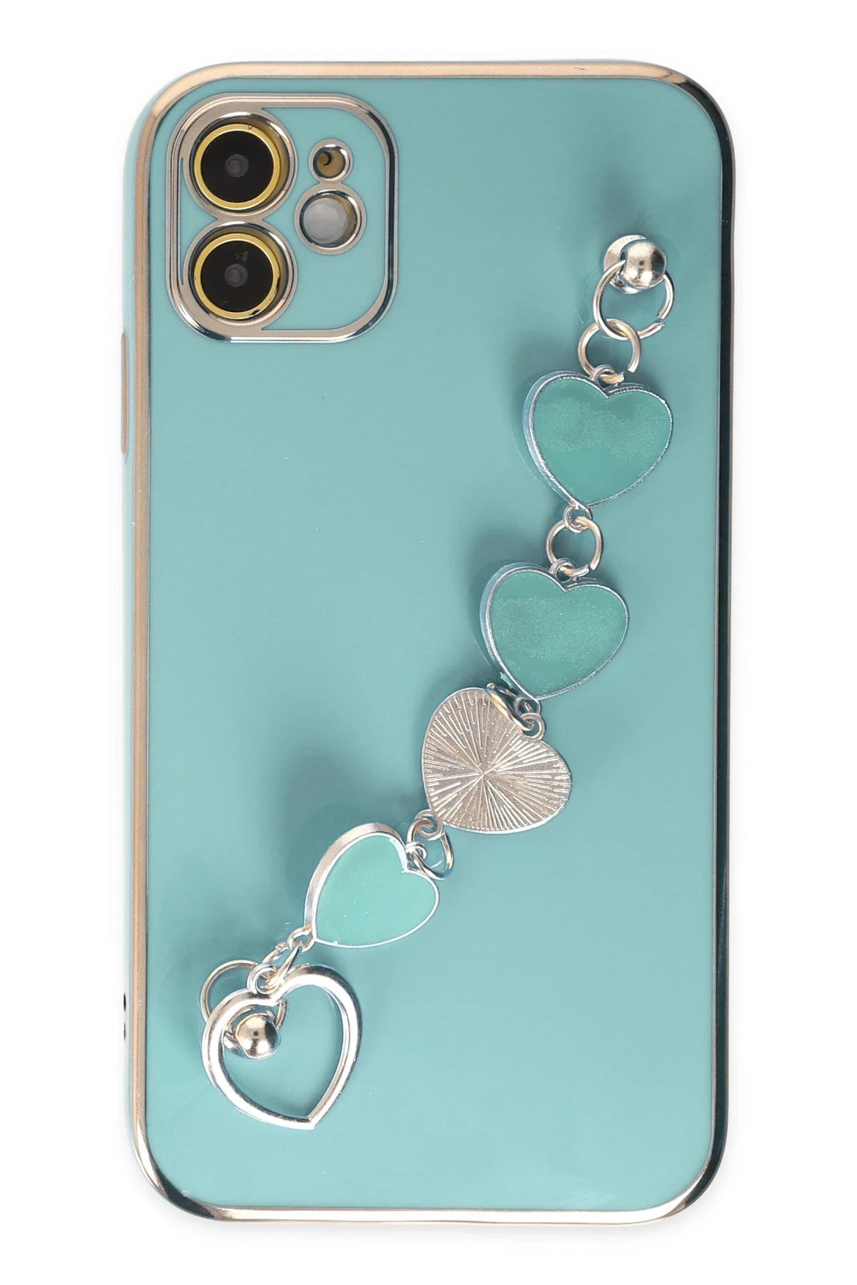 Newface iPhone 11 Kılıf Esila Silikon - Su Yeşili