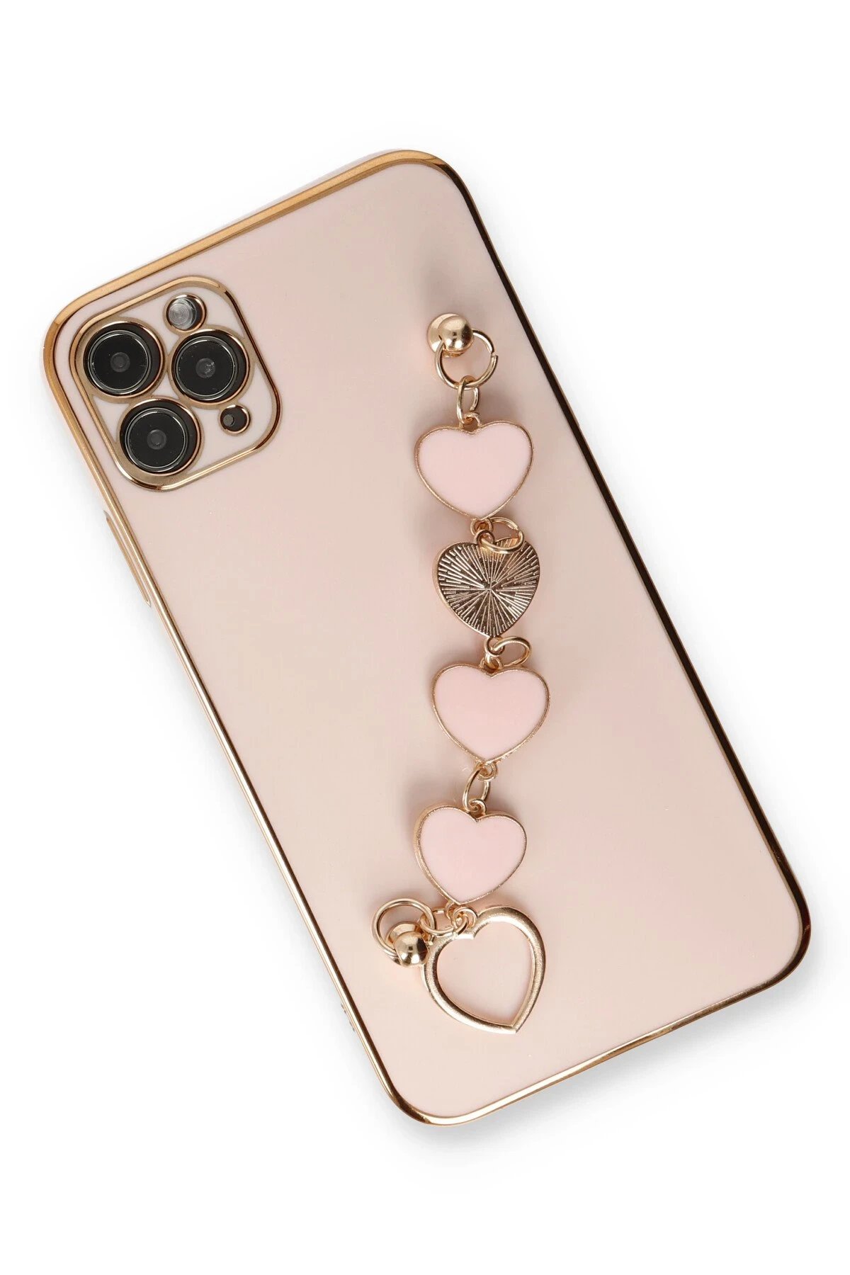 Newface iPhone 11 Pro Kılıf Esila Silikon - Pudra