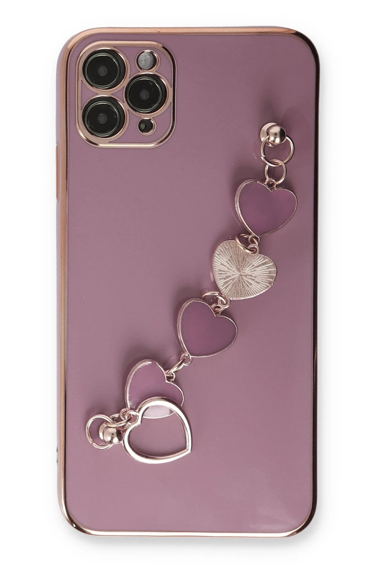 Newface iPhone 11 Pro Kılıf Esila Silikon - Mor