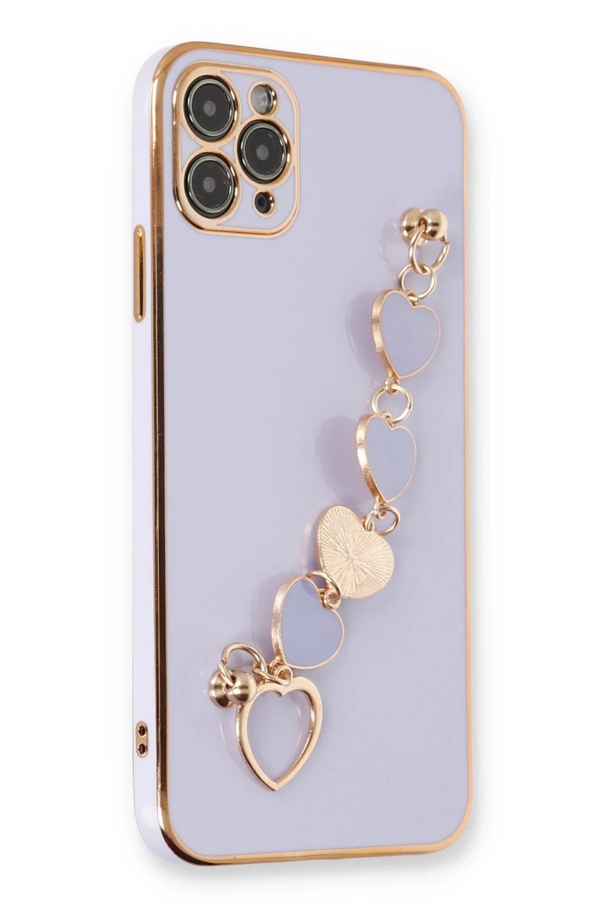 Newface iPhone 11 Pro Max Kılıf Esila Silikon - Lila