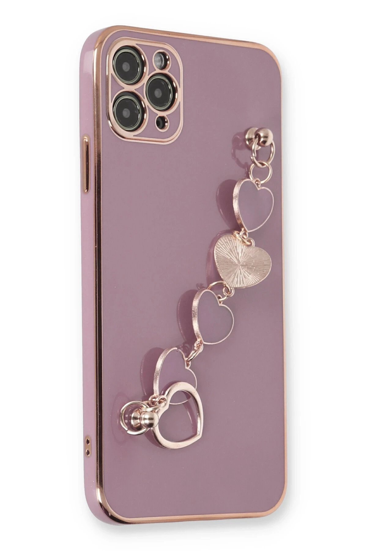 Newface iPhone 11 Pro Max Kılıf Esila Silikon - Mor