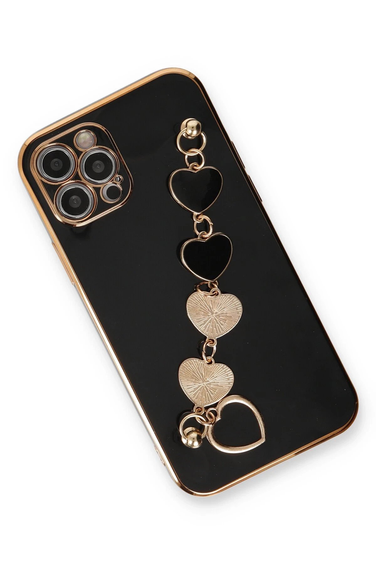 Newface iPhone 12 Pro Kılıf Esila Silikon - Siyah