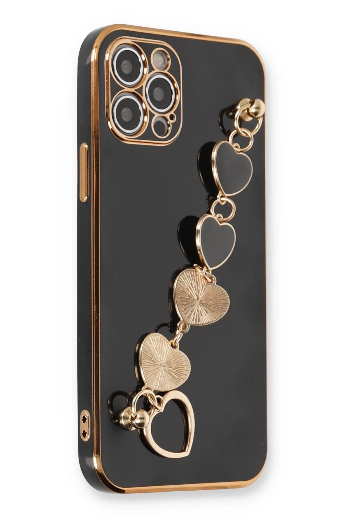 Newface iPhone 12 Pro Max Kılıf Esila Silikon - Siyah