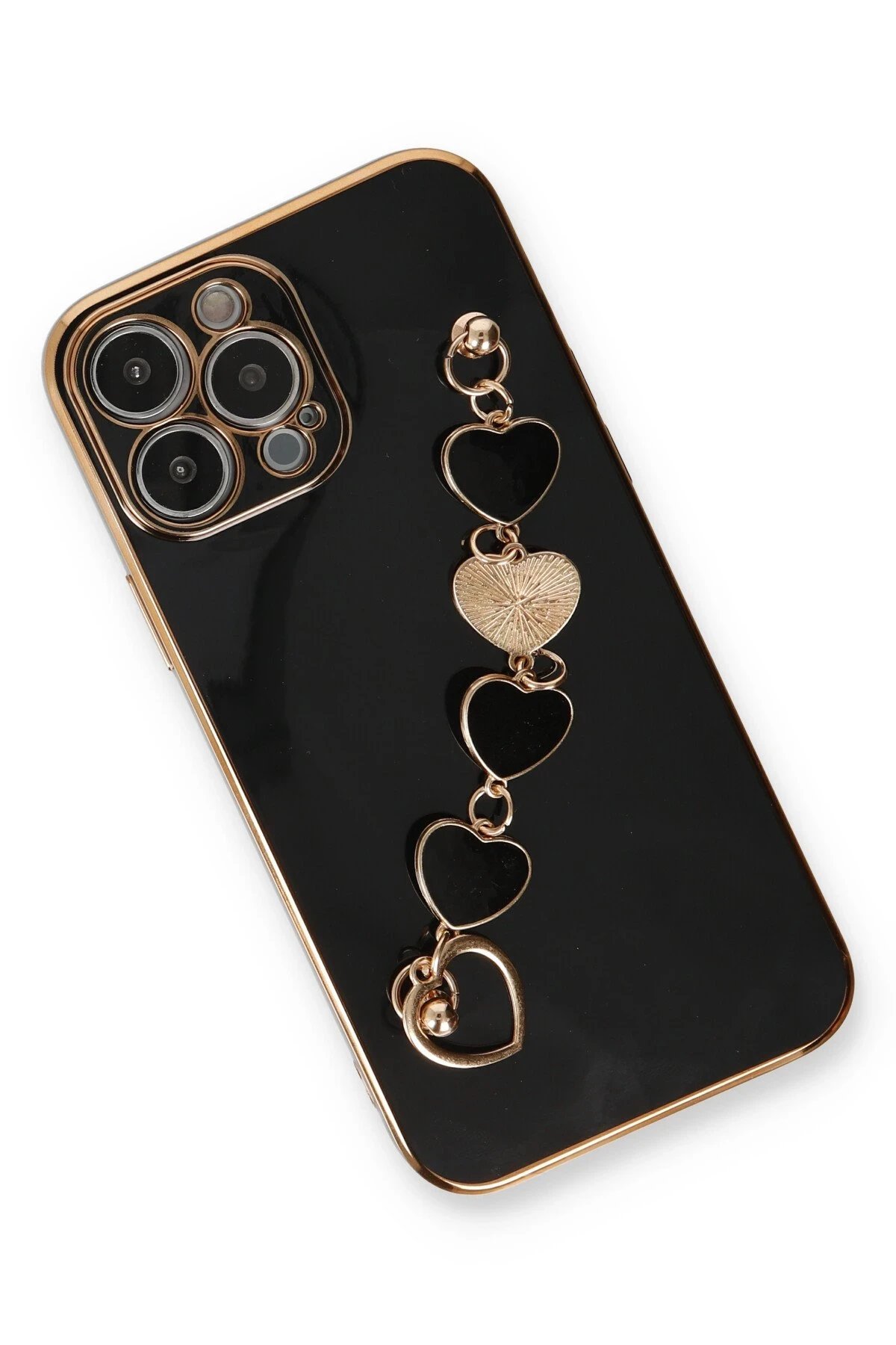 Newface iPhone 13 Pro Kılıf Esila Silikon - Siyah