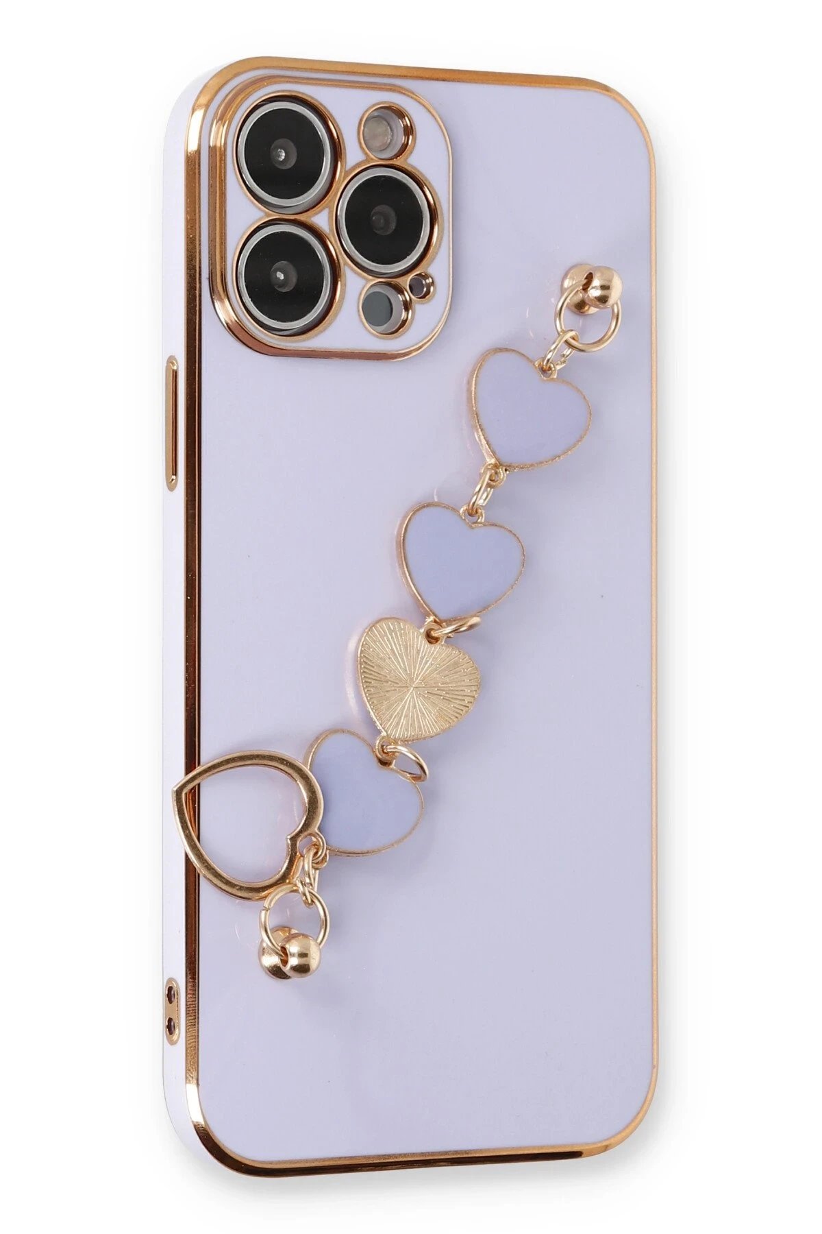 Newface iPhone 13 Pro Kılıf Esila Silikon - Lila