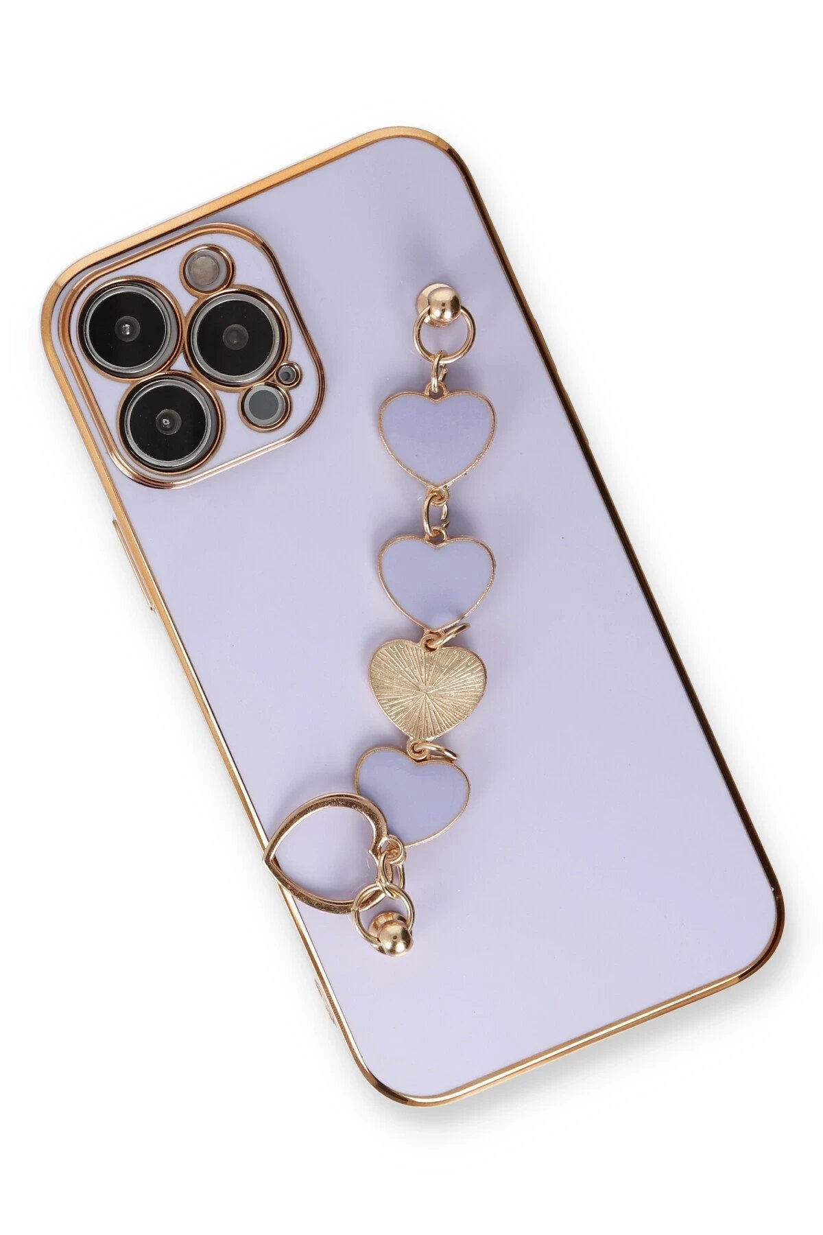 Newface iPhone 13 Pro Max Kılıf Esila Silikon - Lila