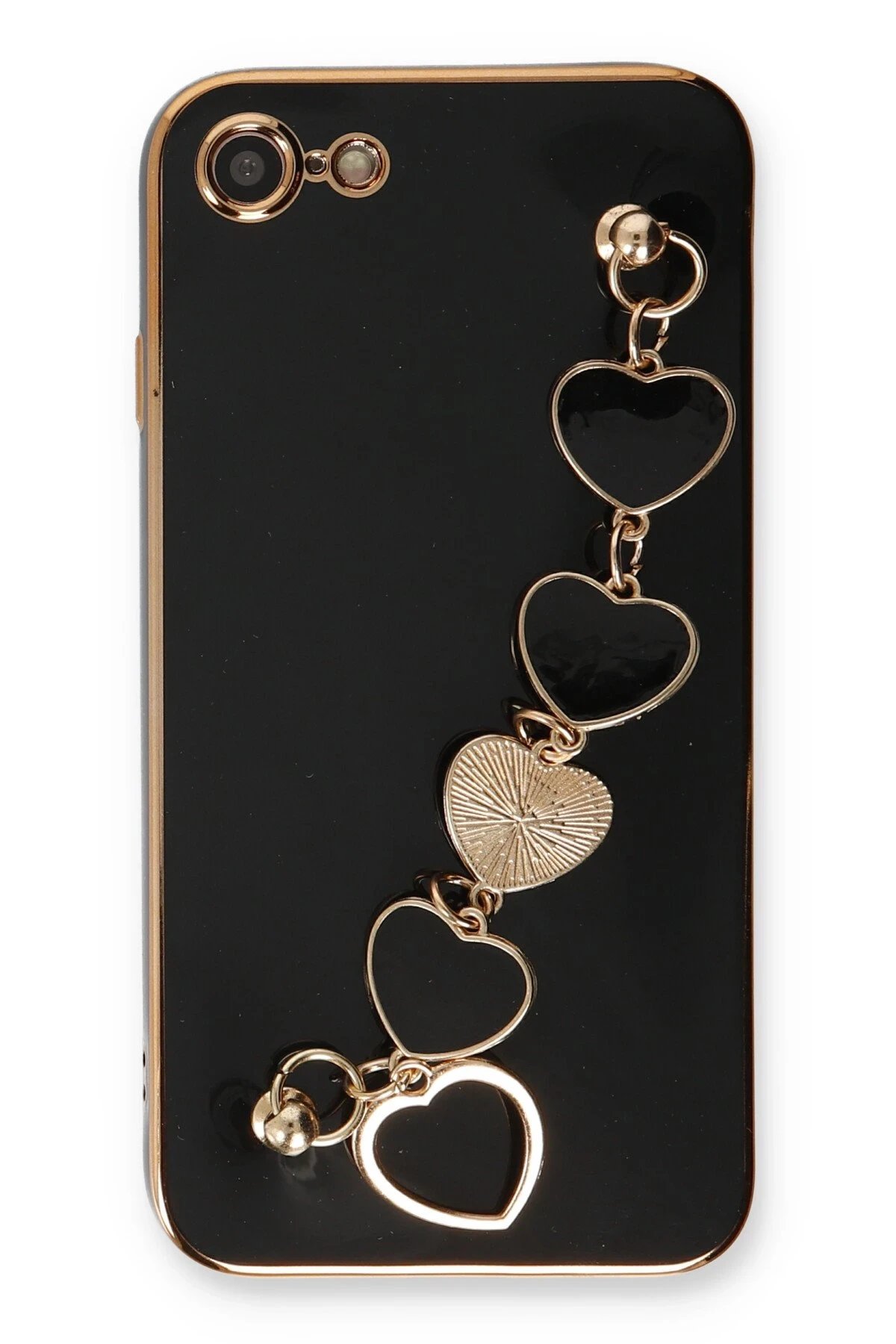 Newface iPhone 7 Kılıf Esila Silikon - Siyah