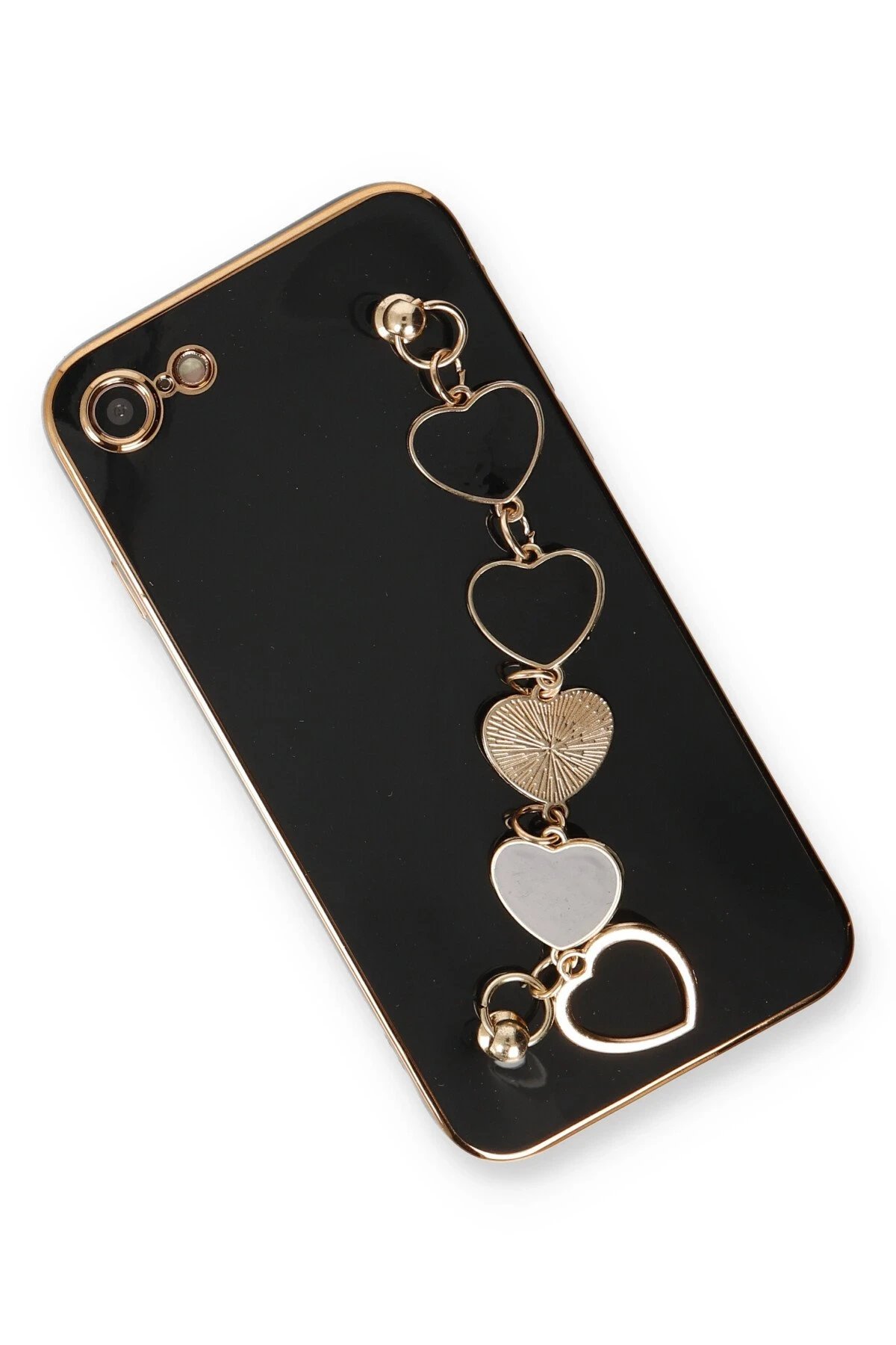 Newface iPhone 7 Kılıf Esila Silikon - Siyah