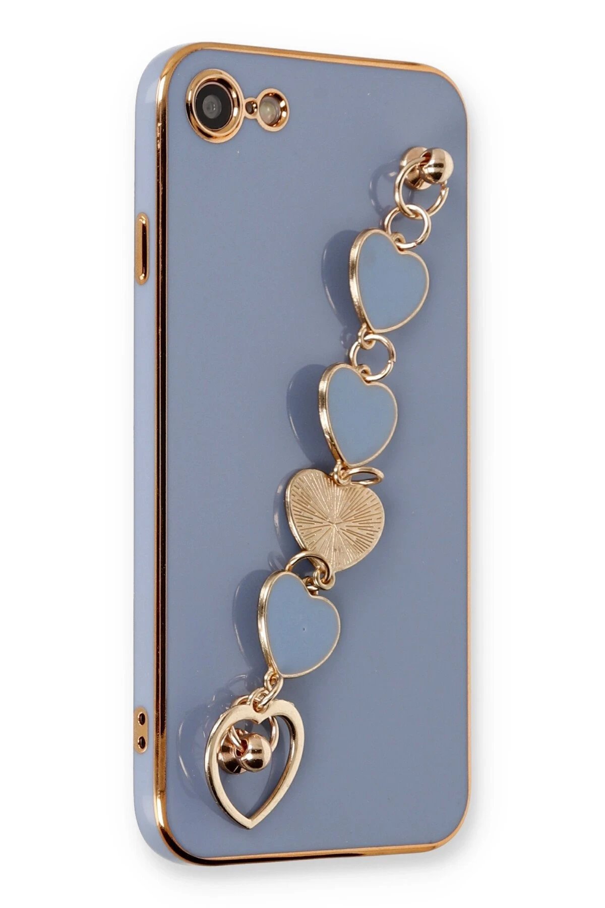 Newface iPhone 7 Kılıf Esila Silikon - Gri