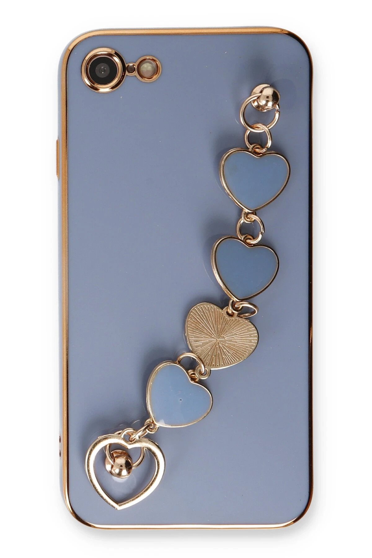 Newface iPhone 7 Kılıf Esila Silikon - Gri