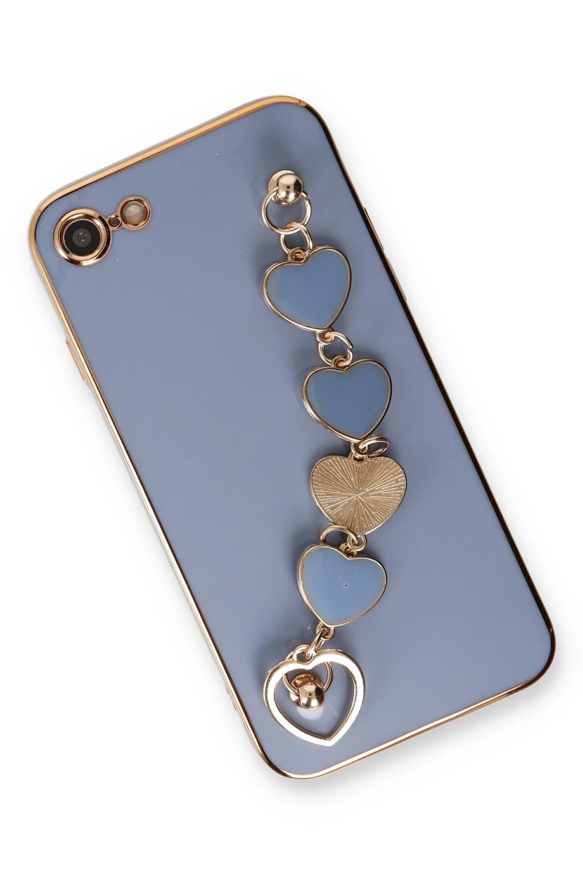 Newface iPhone 7 Kılıf Esila Silikon - Gri