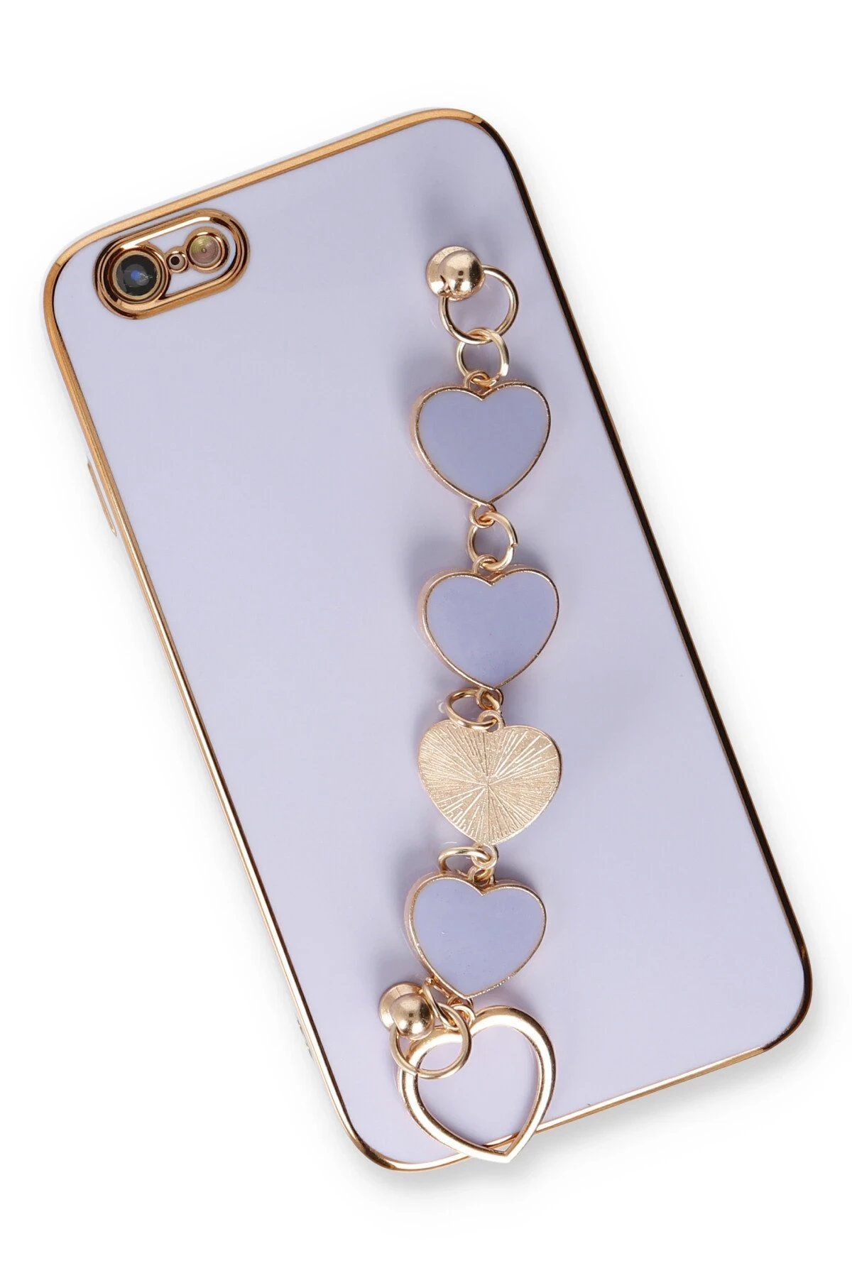 Newface iPhone 6 Kılıf Esila Silikon - Lila