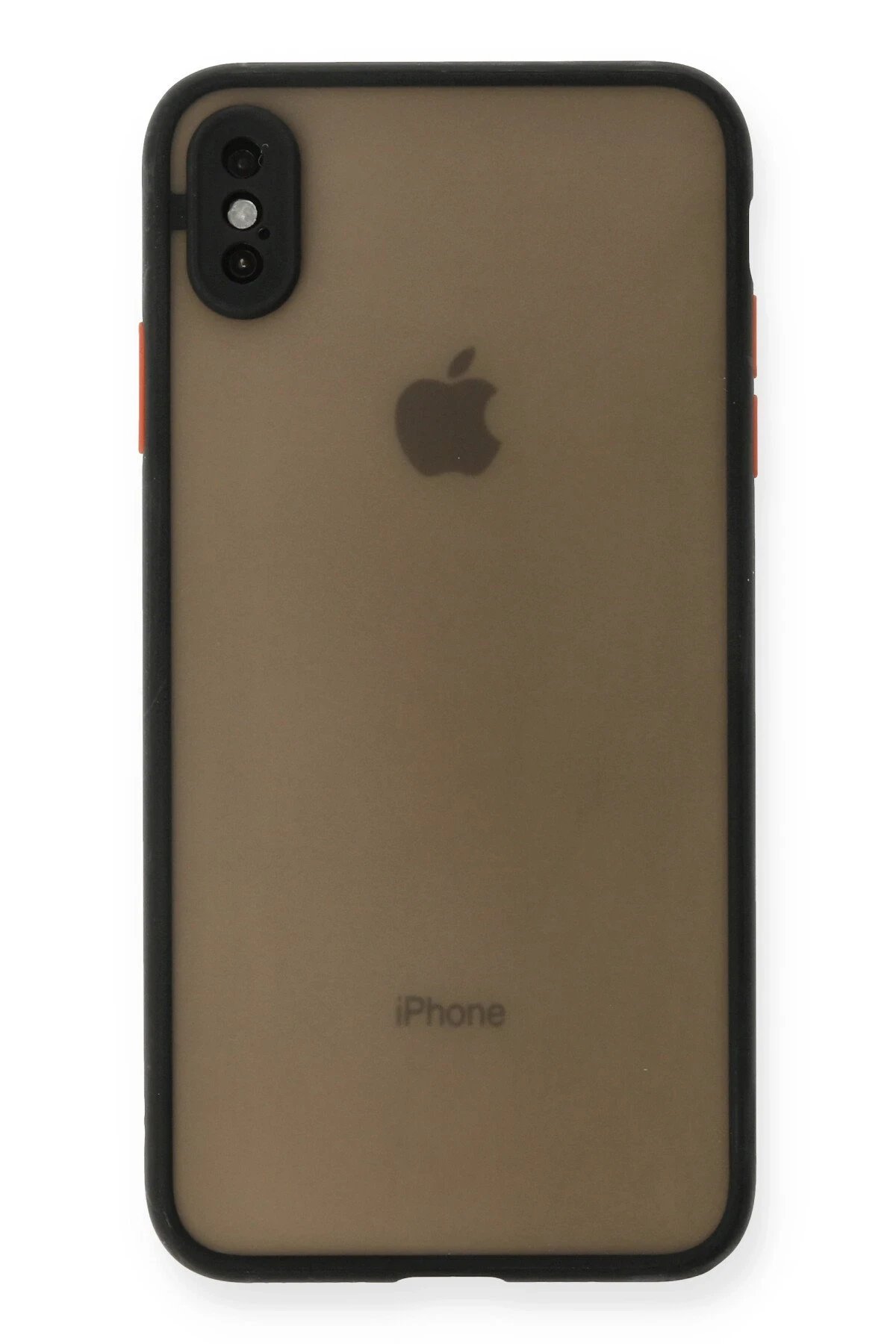 Newface iPhone XS Max Kılıf Montreal Silikon Kapak - Siyah