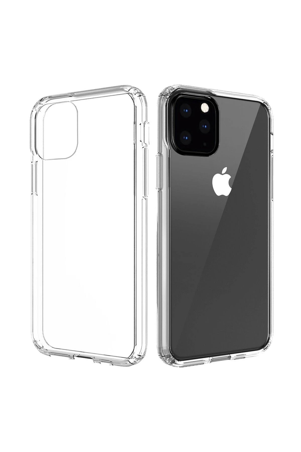 Newface iPhone 11 Pro Max Kılıf Lüx Şeffaf Silikon