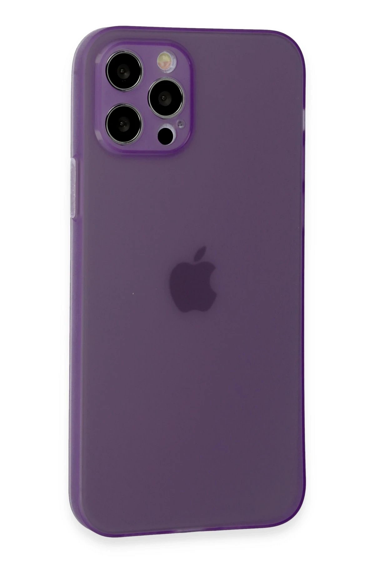 Newface iPhone 12 Pro Kılıf Puma Silikon - Koyu Mor