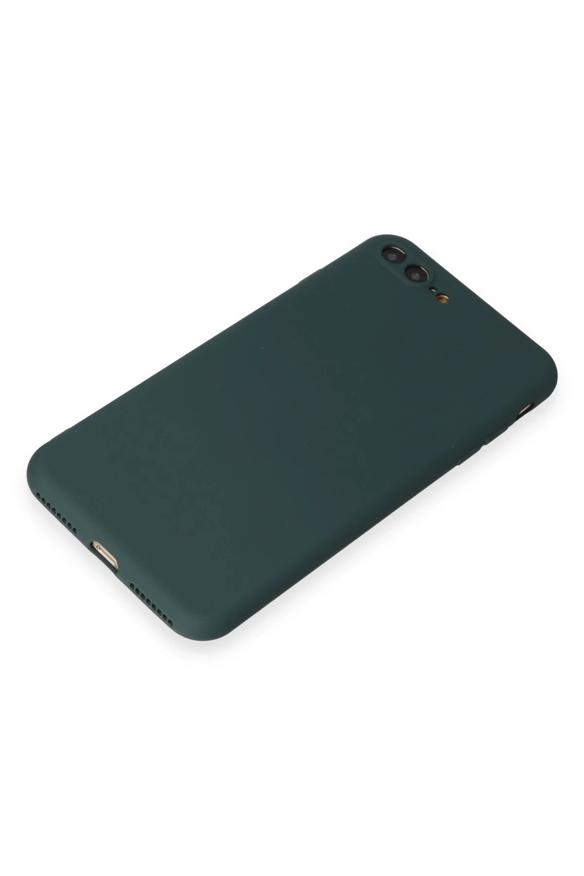 Newface iPhone 7 Plus Kılıf First Silikon - Koyu Yeşil