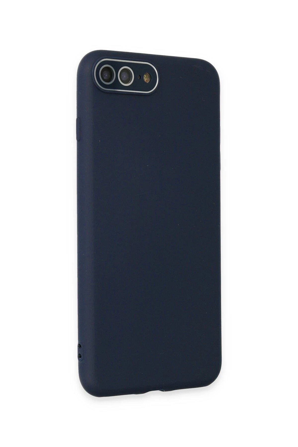 Newface iPhone 7 Plus Kılıf Lansman Glass Kapak - Lacivert