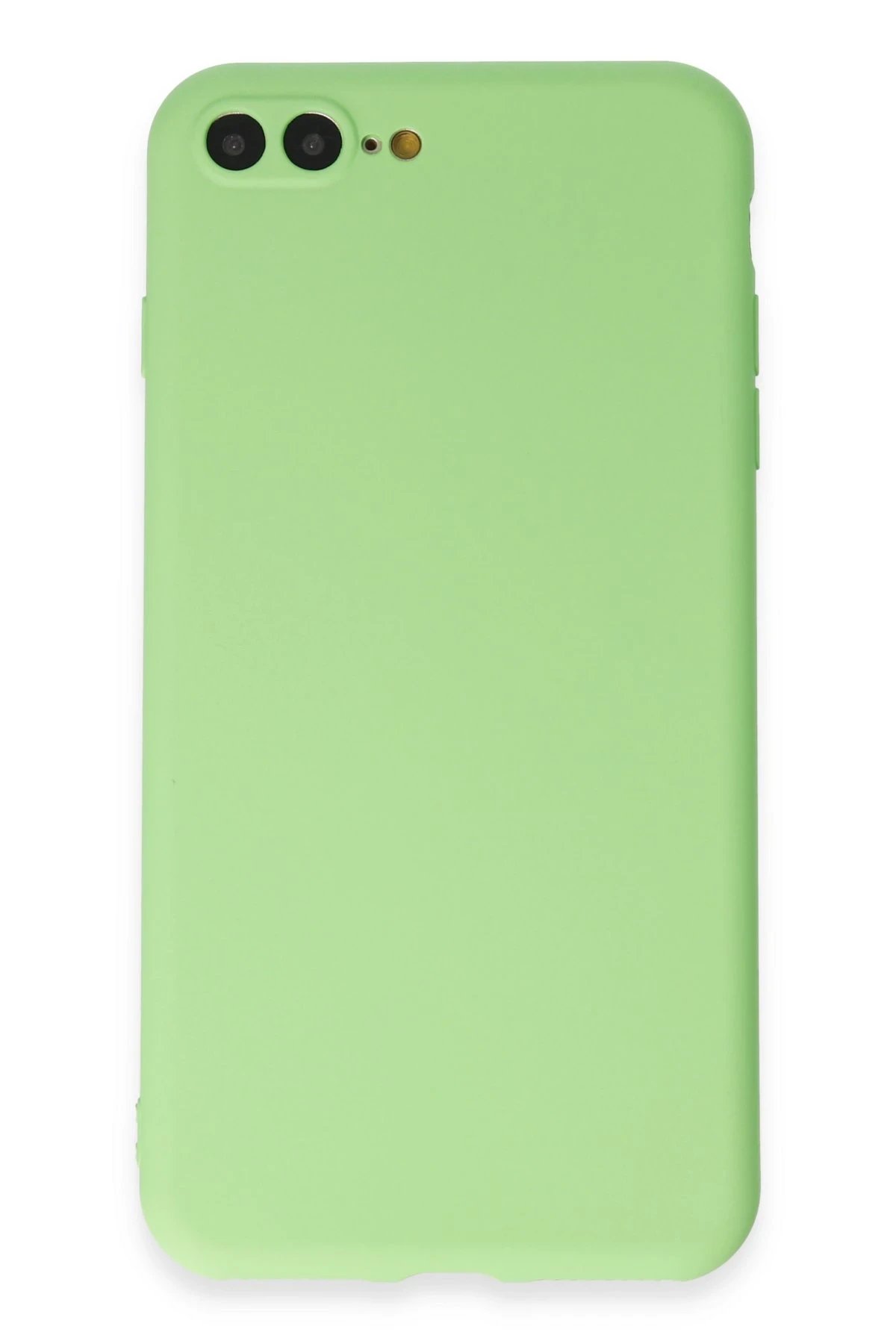 Newface iPhone 7 Plus Kılıf First Silikon - Açık Yeşil