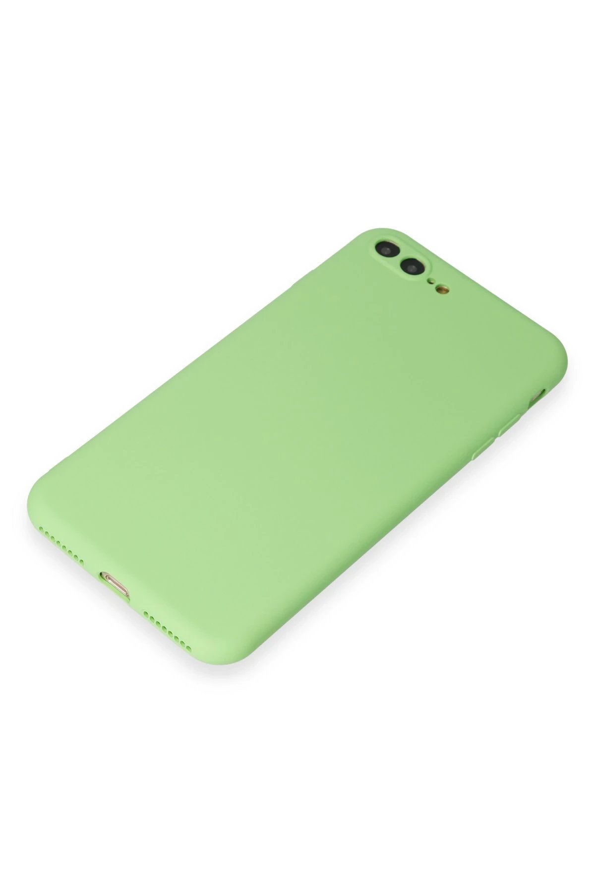 Newface iPhone 7 Plus Kılıf First Silikon - Açık Yeşil