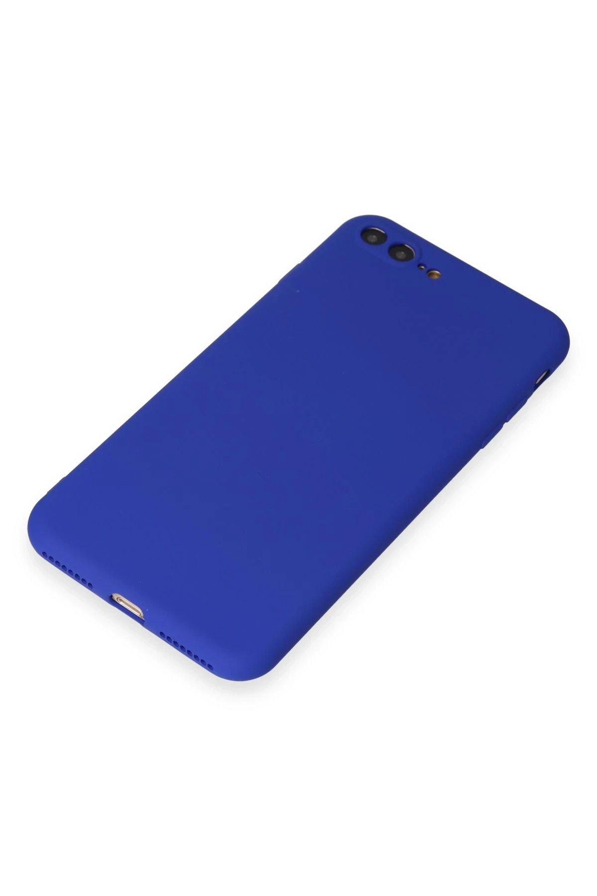 Newface iPhone 7 Plus Kılıf First Silikon - Koyu Mavi