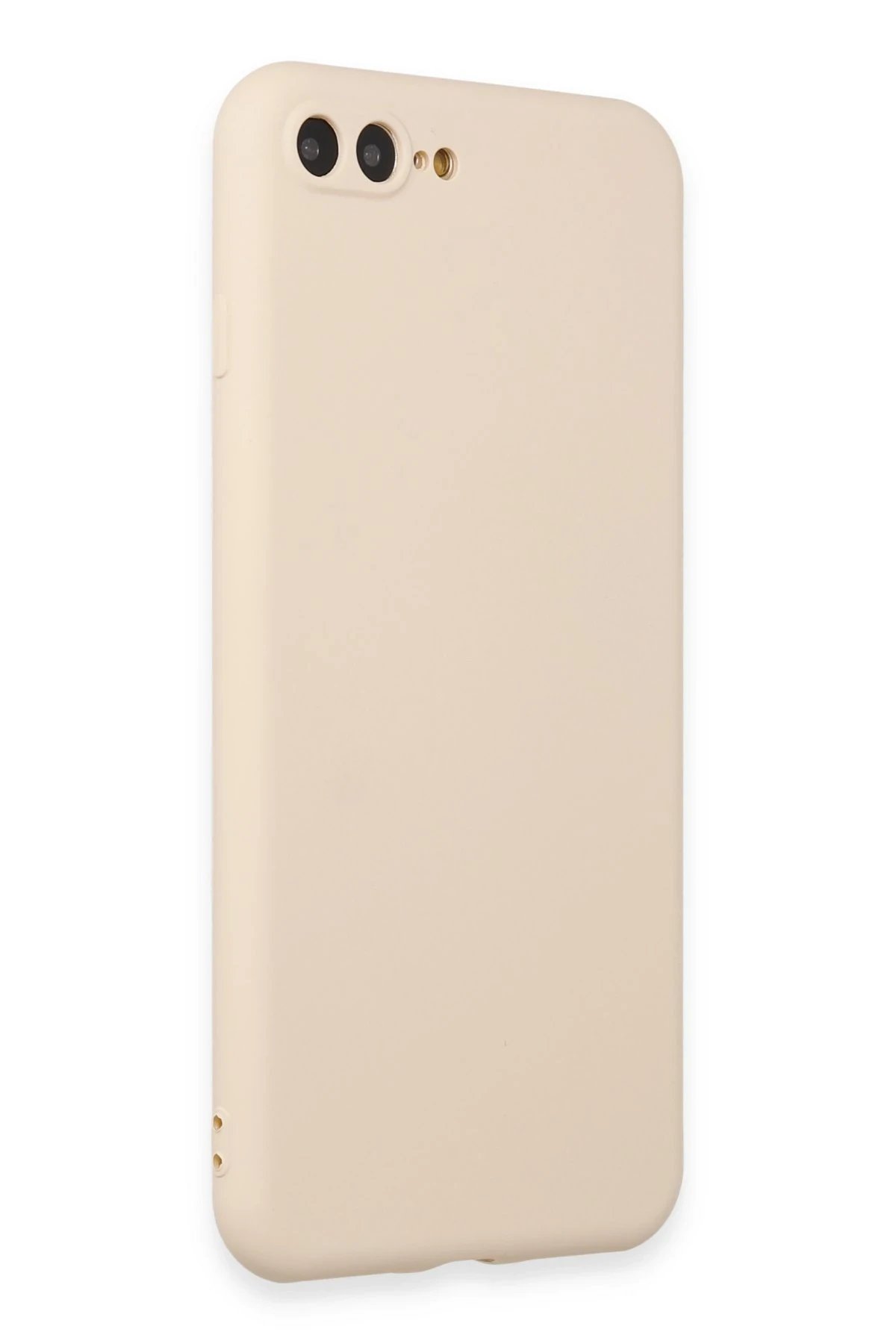 Newface iPhone 7 Plus Kılıf First Silikon - Krem