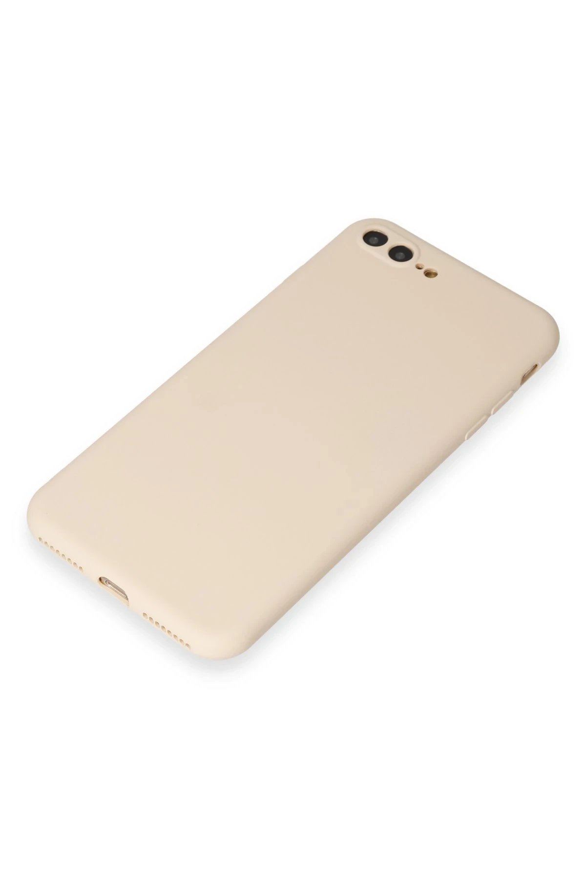 Newface iPhone 7 Plus Kılıf First Silikon - Krem