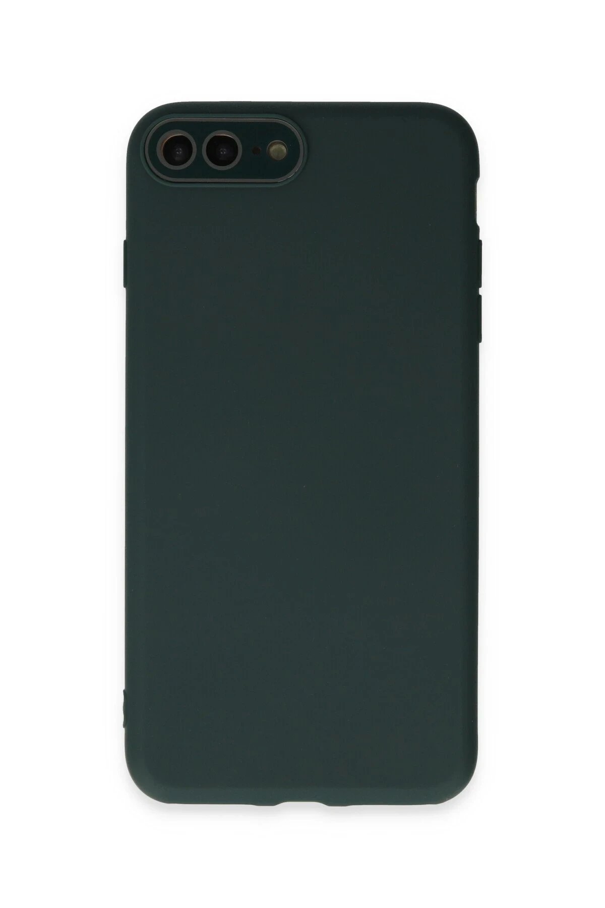 Newface iPhone 7 Plus Kılıf Lansman Glass Kapak - Koyu Yeşil