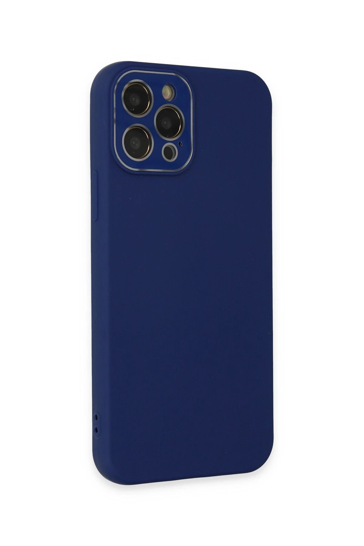 Newface iPhone 12 Pro Kılıf Lansman Glass Kapak - Sky Blue